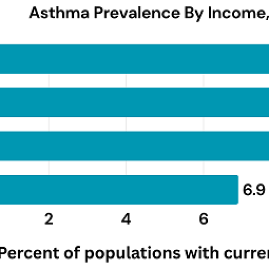 Asthma Prevalence by Income 2023